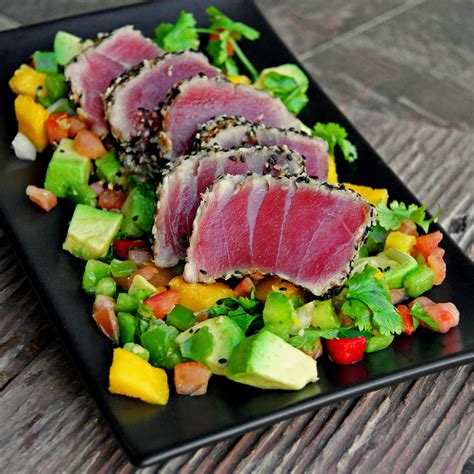 Recipes | Char-Broil® | Mango salsa recipes, Seared tuna, Tuna avocado