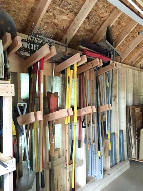 Image result for garden tool storage | Storage shed organization, Shed ...