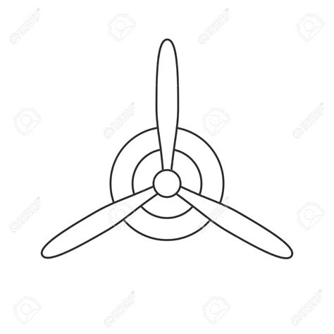 Propeller Drawing at GetDrawings | Free download