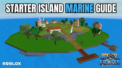 Starter Island Marine guide in Roblox Blox Fruits