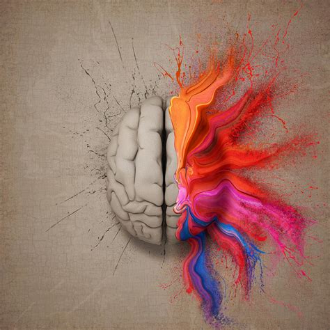 The Creative Brain Digital Art by Johan Swanepoel