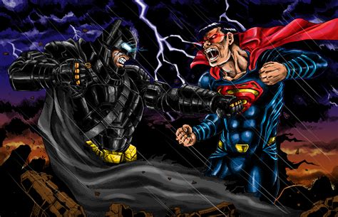 Batman V Superman Fan Art Illustration Wallpaper,HD Superheroes ...