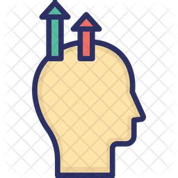 Mindset Icon - Download in Colored Outline Style