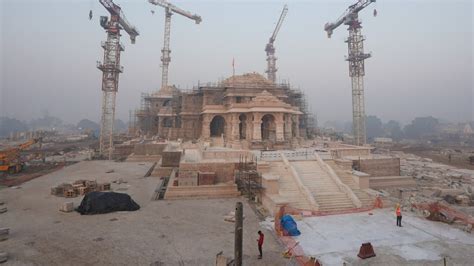 Ayodhya Trust shares latest pictures of Ram Janmabhoomi Temple ...