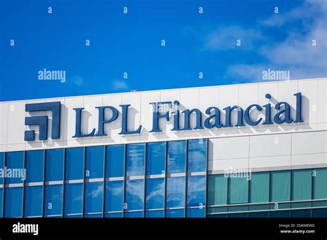 LPL Financial sign logo on the modern office building of LPL Financial ...