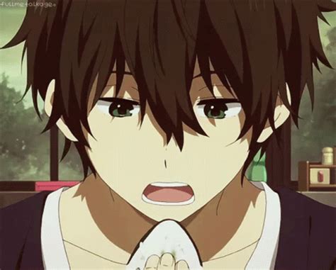 Oreki Houtarou Hyouka GIF - Oreki Houtarou Hyouka Eating - Discover ...