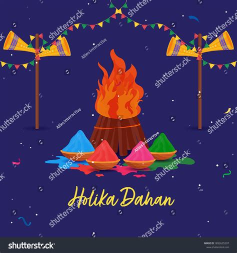 1,256 Holi dahan Images, Stock Photos & Vectors | Shutterstock