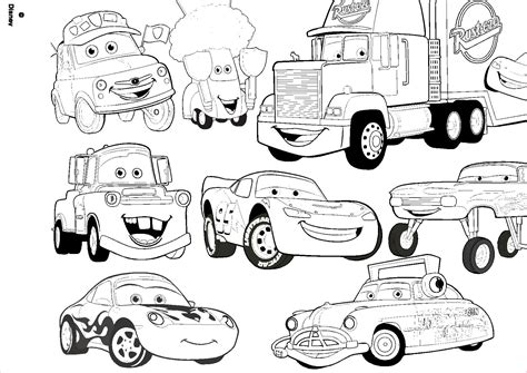 8 Pascher Coloriage Disney Cars Pictures - COLORIAGE