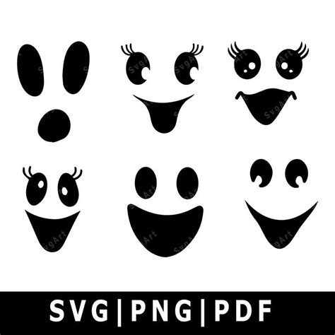 Ghost Face Svg Bundle , PNG, PDF, Cricut, Silhouette, Cricut svg ...