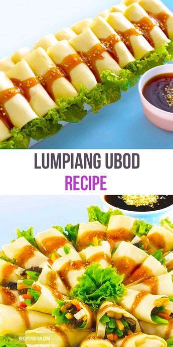 Lumpiang Ubod Recipe Filipino Lumpia with palm heart | Recipe ...