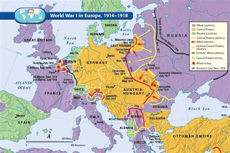 Ww1 Map Of The World