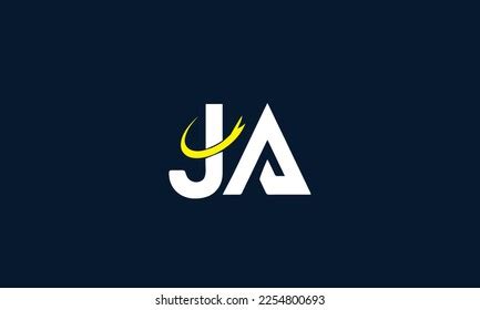 Initial Letters Ja Logo Design Vector Stock Vector (Royalty Free ...