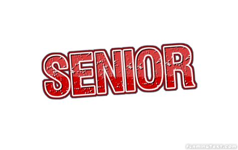 Senior Logo | Free Name Design Tool from Flaming Text