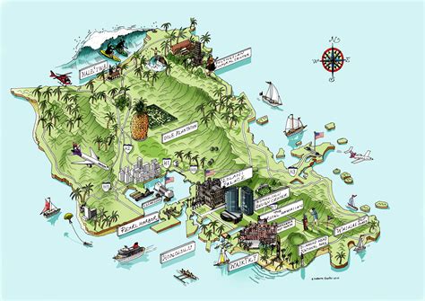 Printable Map Of Oahu Tourist Attractions