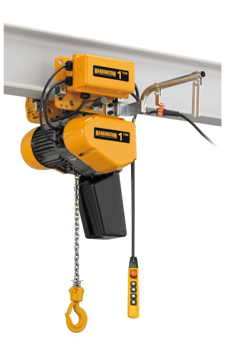 Harrington EQM ELECTRIC TROLLEY HOIST - 3 PHASE - Handling Systems Inc.