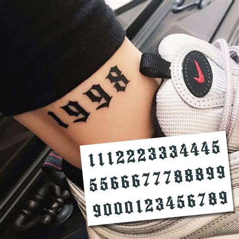 Tattoo Old English Numbers | ubicaciondepersonas.cdmx.gob.mx