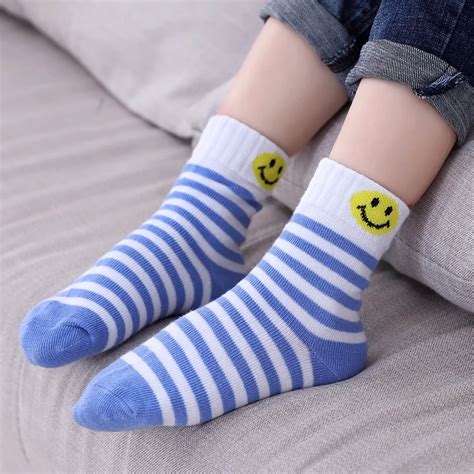 Famli Baby Boys 5 Pairs/Lot Kids Cotton Socks Children Spring Autumn ...