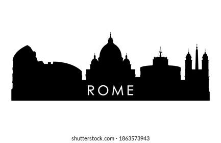 438 Black rome silhouette skyline vector Images, Stock Photos & Vectors ...