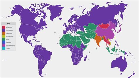 World Religions Map | PBS LearningMedia