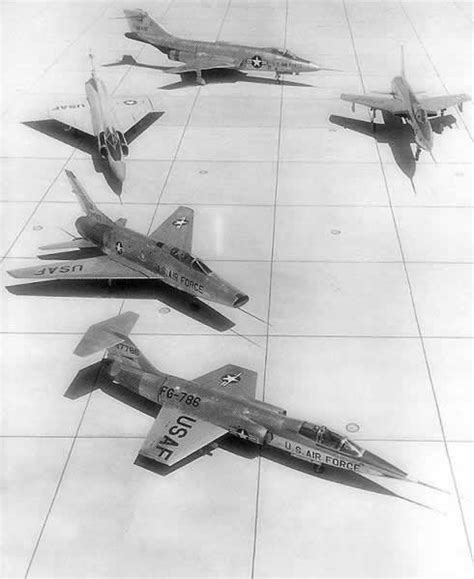 U.S. Air Force 20th Century Jet Fighter and Attack Aircraft Evolution ...