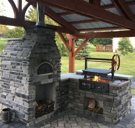 argentine grill in outdoor kitchen - Google Search | Asadores de patio ...