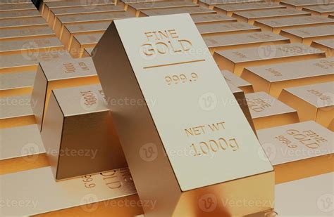 bar gold ingot 3d illustration rendering 6035174 Stock Photo at Vecteezy