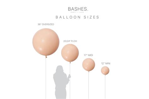 Balloon Sizes | Premium Party Products & Novelty Balloons