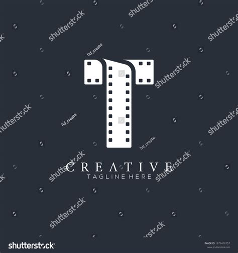 Elegant White Letter T Logo Strip Stock Vector (Royalty Free ...