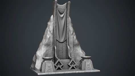 Environment : Fantasy Stone Throne — polycount