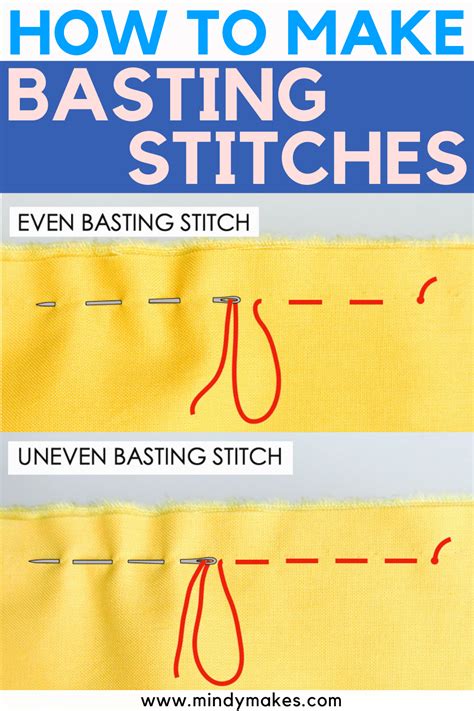 Sewing Basics: Learn all about the basting stitch, why you need them ...