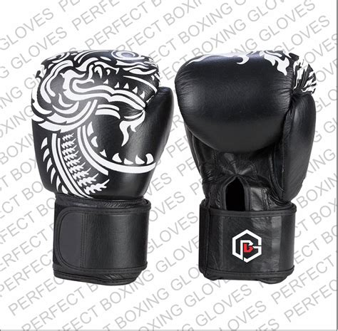 Black Leather Boxing Glove - Perfect Boxing Gloves