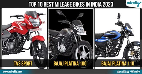 TOP 10 BEST MILEAGE BIKES IN INDIA 2023