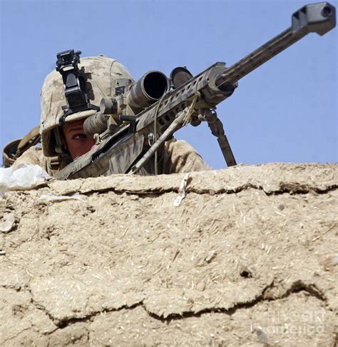 U.s. Marine Scout Sniper Provides Photograph by Stocktrek Images