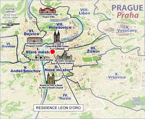 Location - Residence Leon D'Oro Hotel, Prague