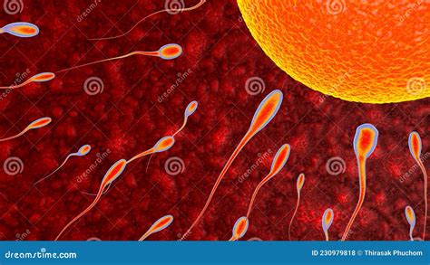 Fertilization is the Fusion of Haploid Gametes Egg Stock Illustration ...