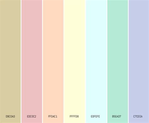 Infinite Pastels - Pastel Color Palettes