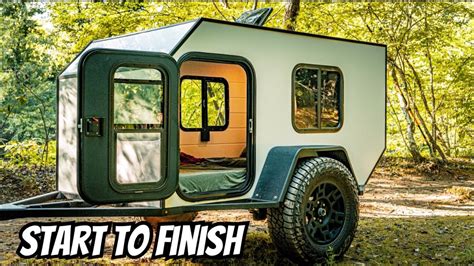 DIY micro camper | Full Build Timelapse in under 10 Minutes - YouTube