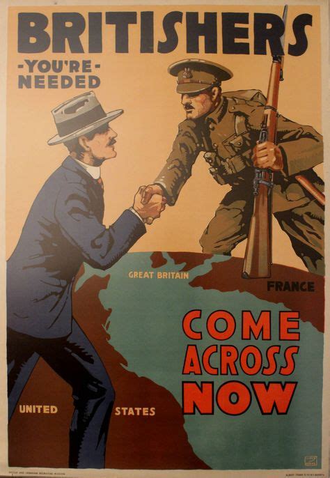 Lloyd Myers - Original Vintage 1917 World War One Propaganda Poster ...