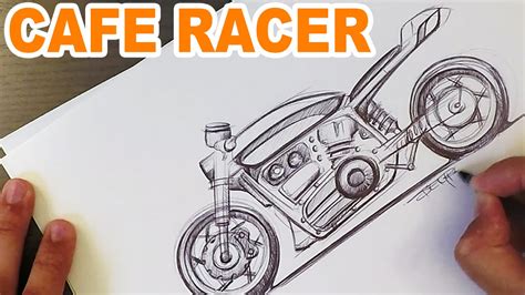 Cafe Racer Sketch! - YouTube