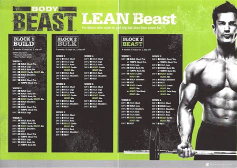 BODYKINGS | Body beast workout schedule, Beast workout, Body beast workout