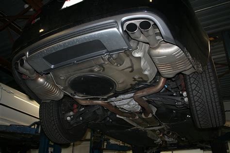 Audi S6 exhaust install. | Autobahn Performance Inc.