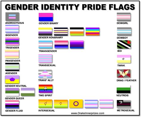 Gender Identity Pride Flags | Soul Sex | Pinterest