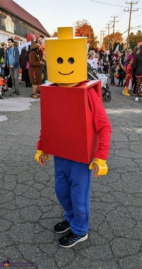 DIY Lego Man Costume | Boys halloween costumes diy, Lego costume ...