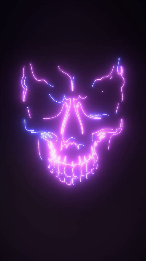 Purple Neon Lights Wallpaper