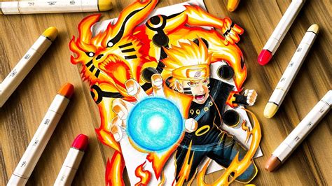 Naruto Kurama Link Mode Drawing Naruto Drawings Anime Sketch Drawings ...