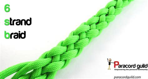 6 strand round braid tutorial - Paracord guild