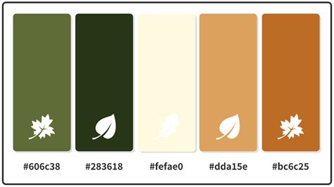 20+ Best Fall Color Palettes for 2021 – Avasta