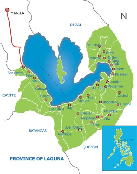 Political Map Of Laguna