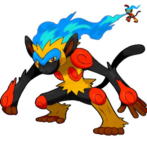 Shiny Redo: #392 Infernape by SkydraoftheGoddesses on DeviantArt