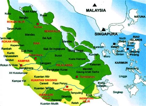 Peta Riau Lengkap dengan Nama Kota - Lamudi